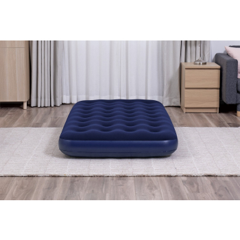 Dmuchany Materac turystyczny do spania Flokowany BESTWAY 188x99x22cm + Zestaw naprawczy